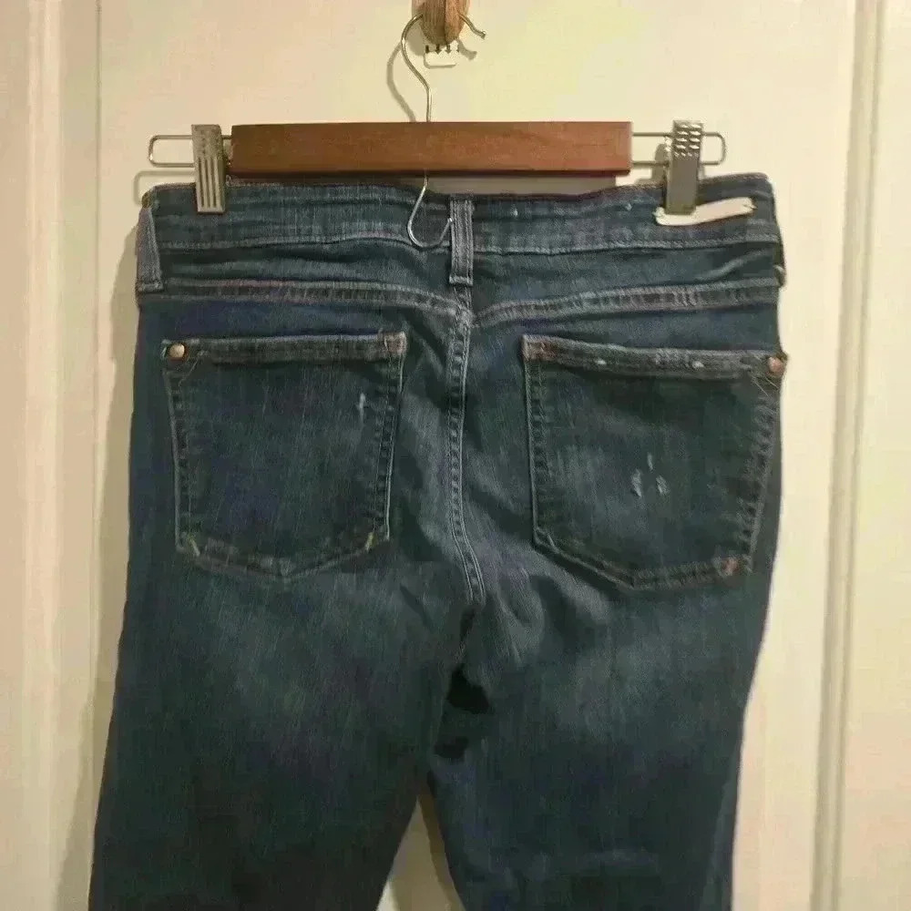 P7023 pilcro and a letter press medium wash skinny jeans size 27in - Picture 7 of 8